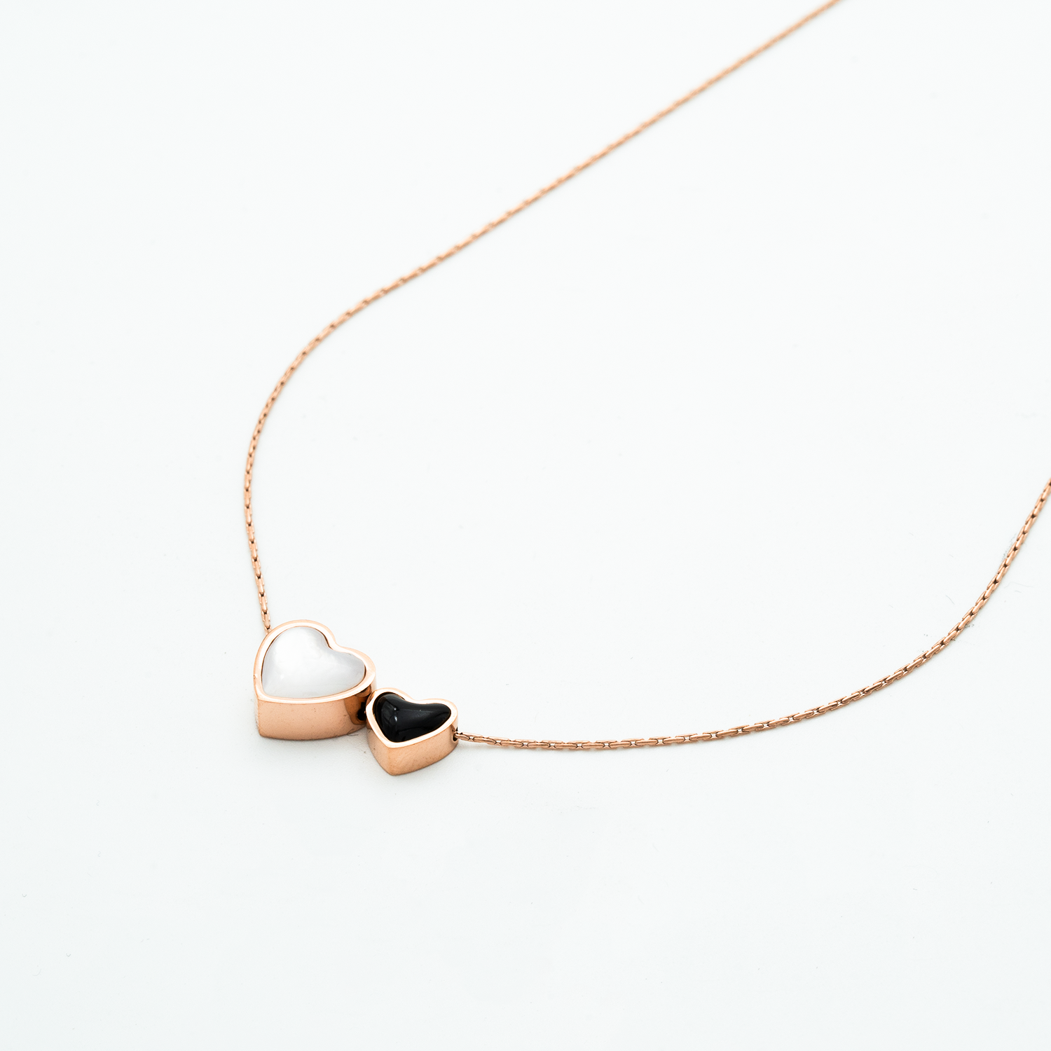 Gilded Petals: Exquisite Rose Gold Necklace for Her