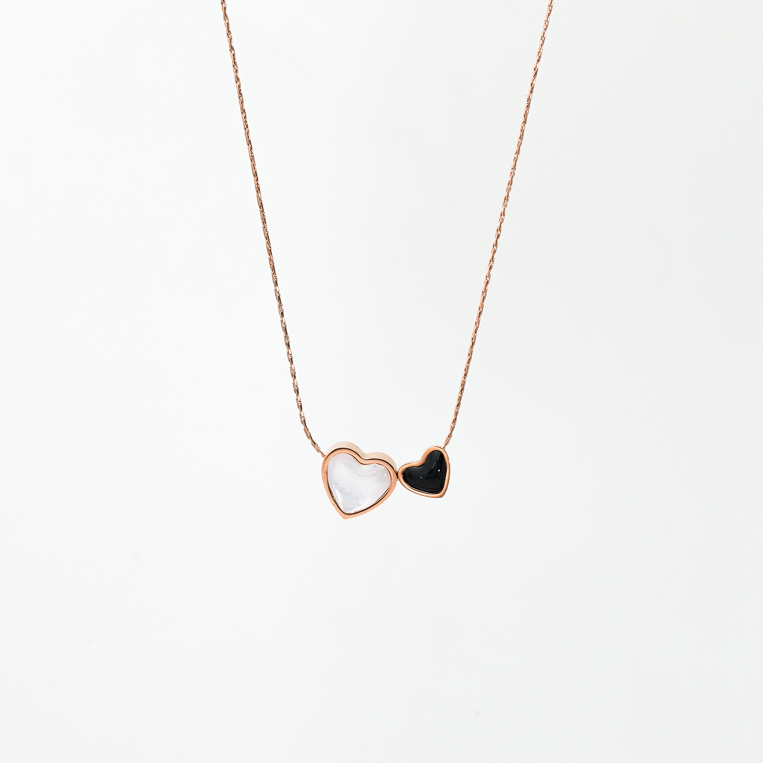 Gilded Petals: Exquisite Rose Gold Necklace for Her