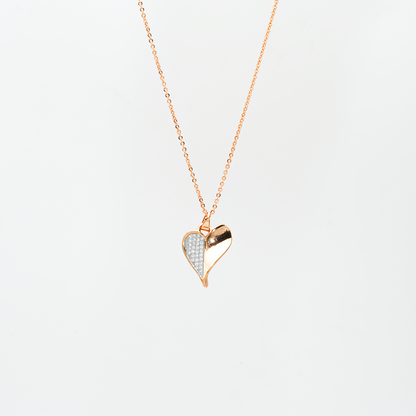 Enchanting Rosebud: Delicate Rose Gold Necklace for Her