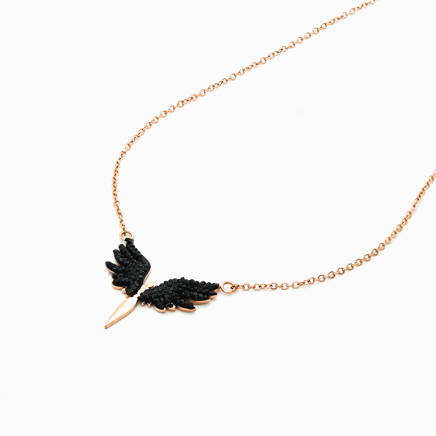 Glowing Aura: Rose Gold Necklace for the Modern Woman