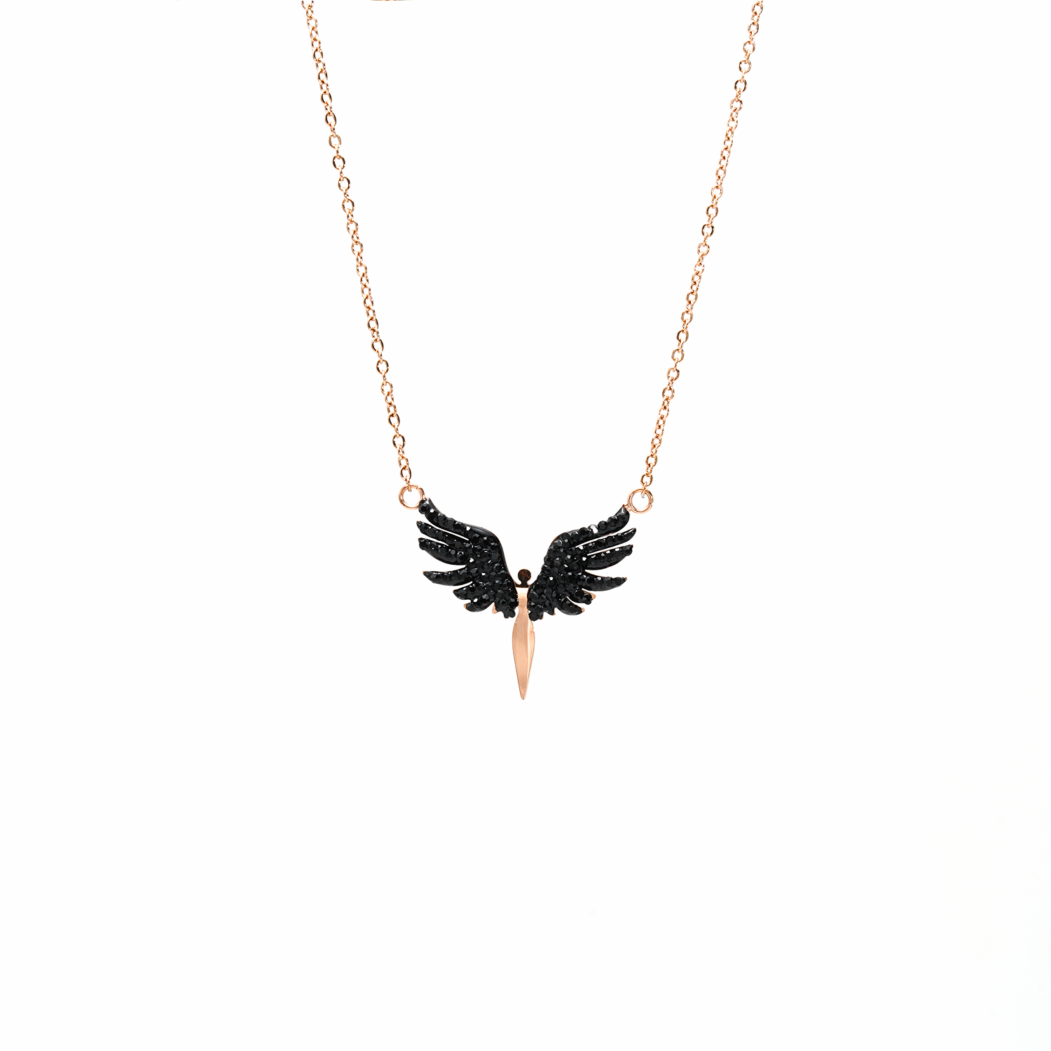 Glowing Aura: Rose Gold Necklace for the Modern Woman